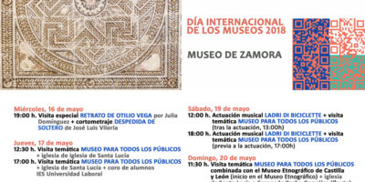 (Español) Programación del Día Internacional de los Museos 2018 en el Museo de Zamora!!!